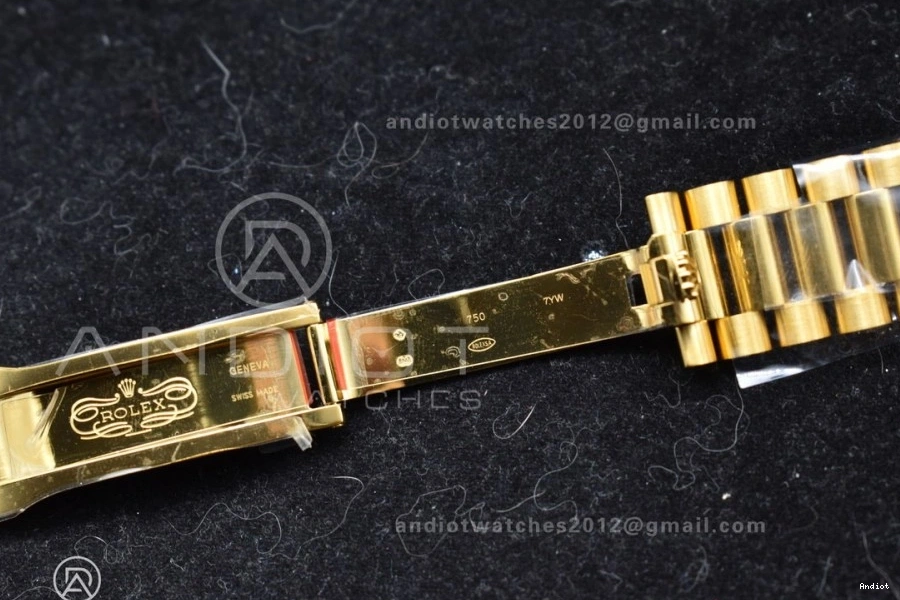 Edition Best Date 40 Weight) VR3255 President (Gain 228238 on 1:1 Green Day ARF Dial YG Roman Bracelet 1201